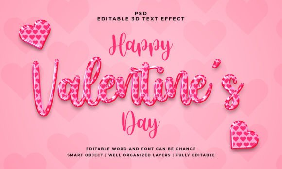 Crafting Love: The Power of a 3D Editable PSD Text Effect