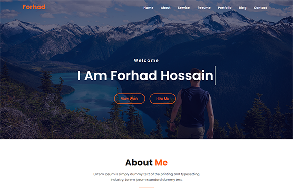 Crafting Your Digital Identity: A Modern Website Template Design
