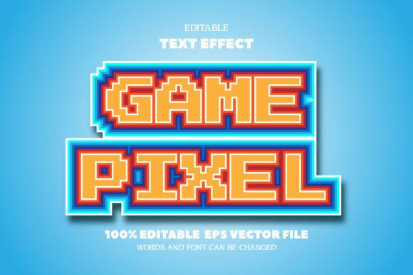 Geme Pixel Text: Editable Font Effect for Modern Designers