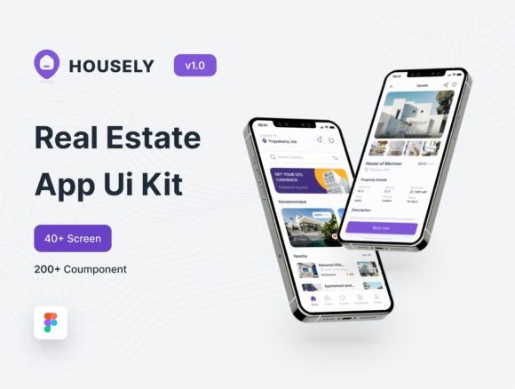 Housely UI Kit: Streamline Your Real Estate App Design