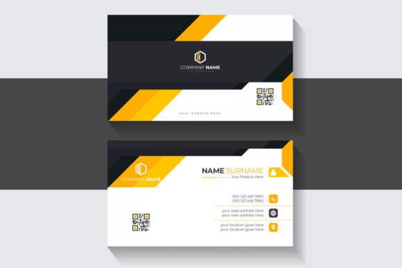 Modern Branding with Abstract Business Card Design