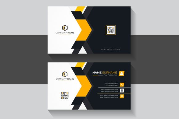 Modern Professional Business Card Vector Design