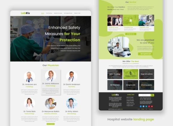 Streamline Your Medical Practice with a Modern Landing Page Template