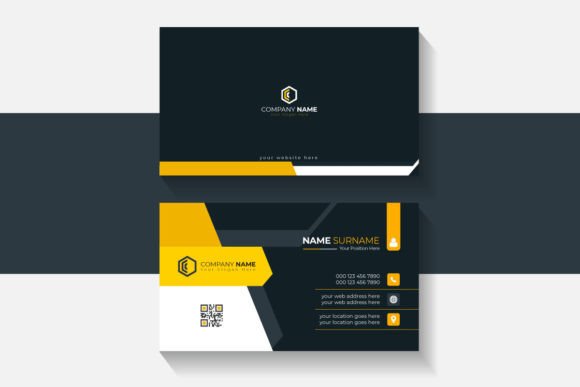 The Modern Edge: Designing with a Professional Black Business Card Template