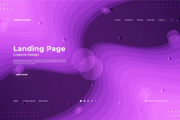 Transform Your Digital Space with a Modern Landing Page Background