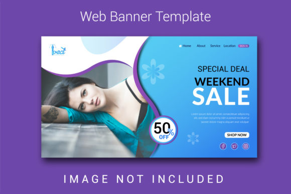 Weekend Sale Web Template: A Modern Flat Illustration Design